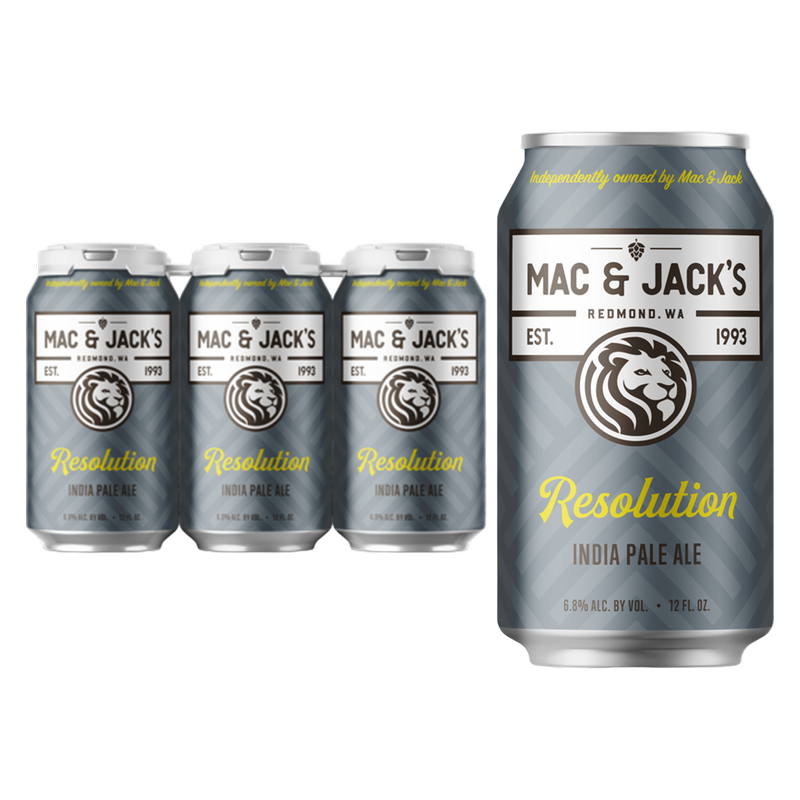 Mac & Jackâs Resolution IPA 6pk 12oz Can 6.8% ABV