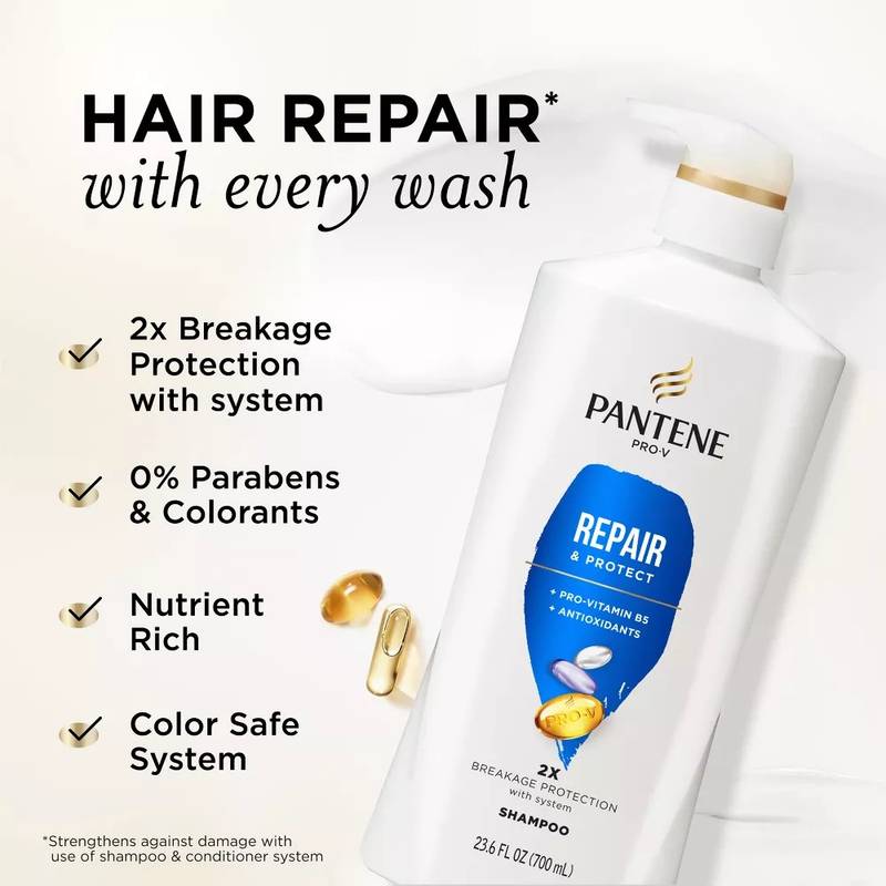Pantene Repair & Protect 2x Breakage Protection Shampoo 23.6oz