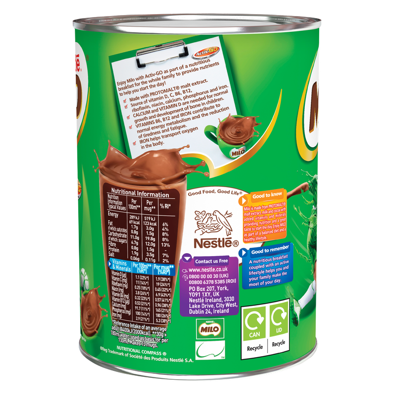 Milo Activ-Go Powder Tin, 400g