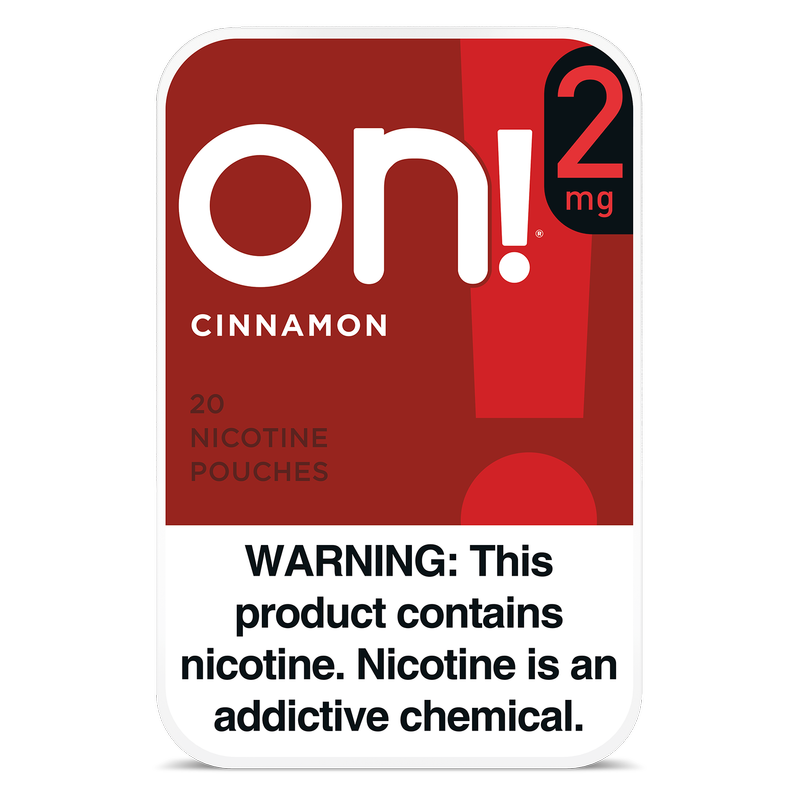 On! Nicotine Pouches Cinnamon Nicotine Pouch, 2mg