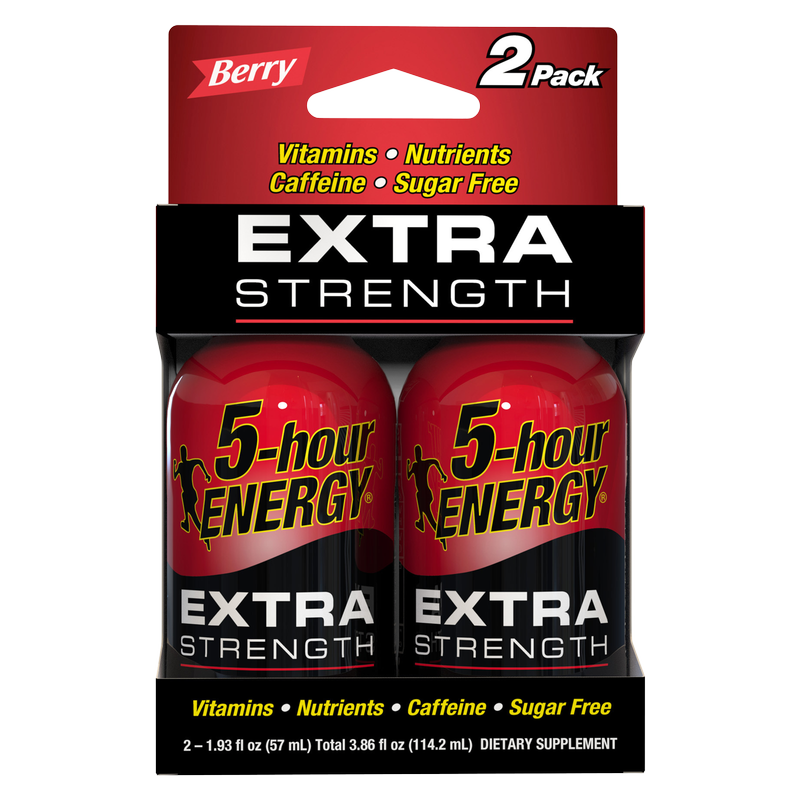 5-hour ENERGY Shot Extra Strength Berry 1.93oz 2pk