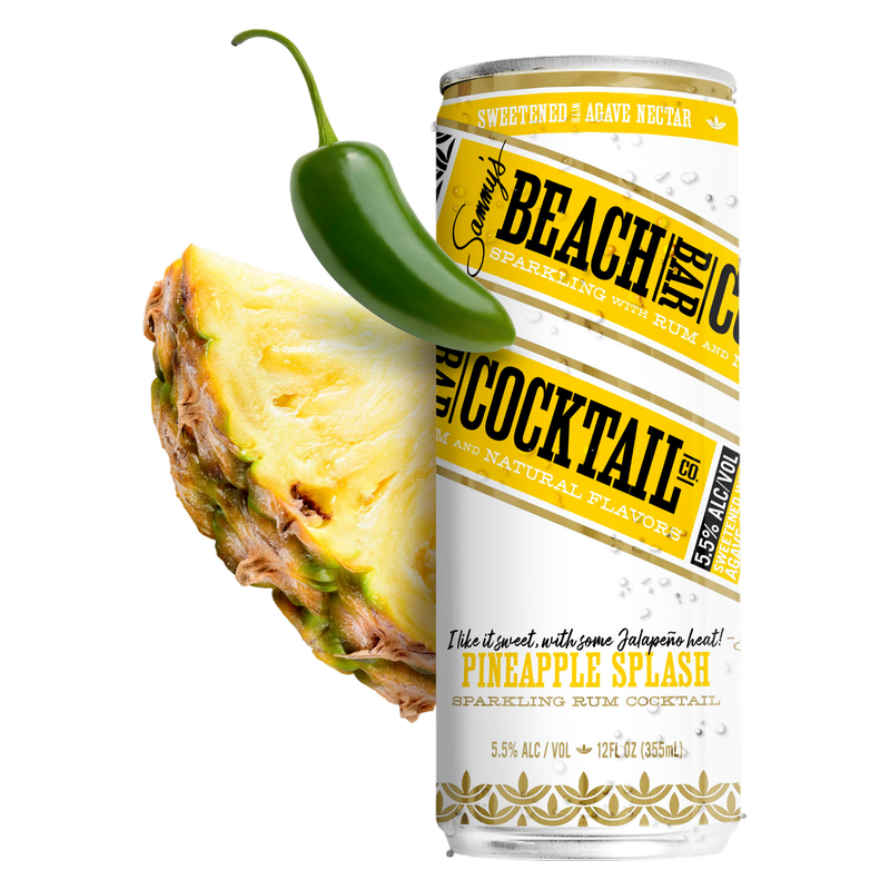 Sammy's Beach Bar Pineapple Splash 4pk 12oz Can