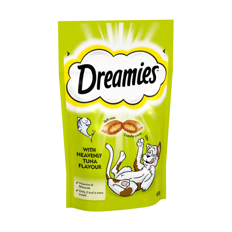 Dreamies Cat Treat Biscuits with Tuna Flavour, 60g