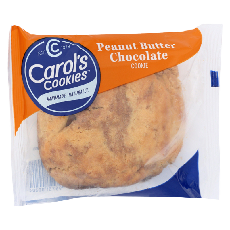 Carol's Cookies Peanut Butter Chocolate Combo Cookie 6oz