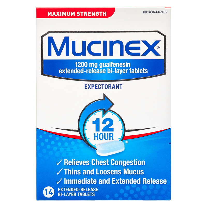 Mucinex SE Max Strength Extended Release Bi-Layer Tablets 14ct