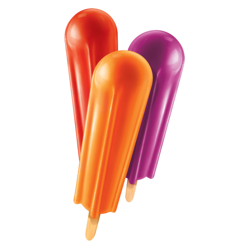 Popsicle Original Orange, Cherry, Grape Ice Pops 18ct