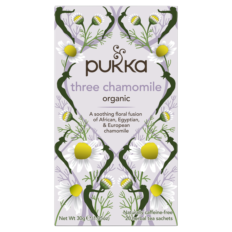 Pukka Organic Three Chamomile Tea, 20pcs
