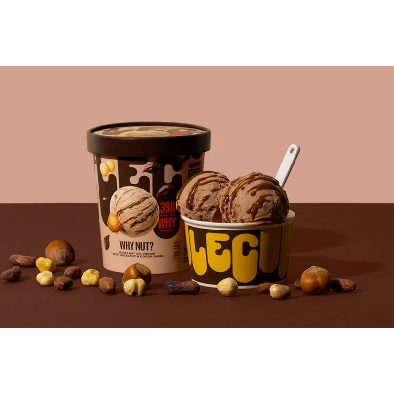 LEC Why Nut? Choco Hazelnut Ice Cream, 460ml