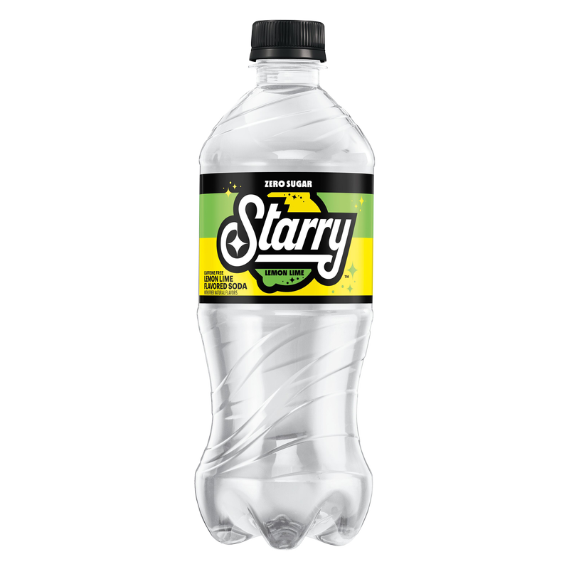 Starry Zero Sugar Lemon Lime 20oz Bottle