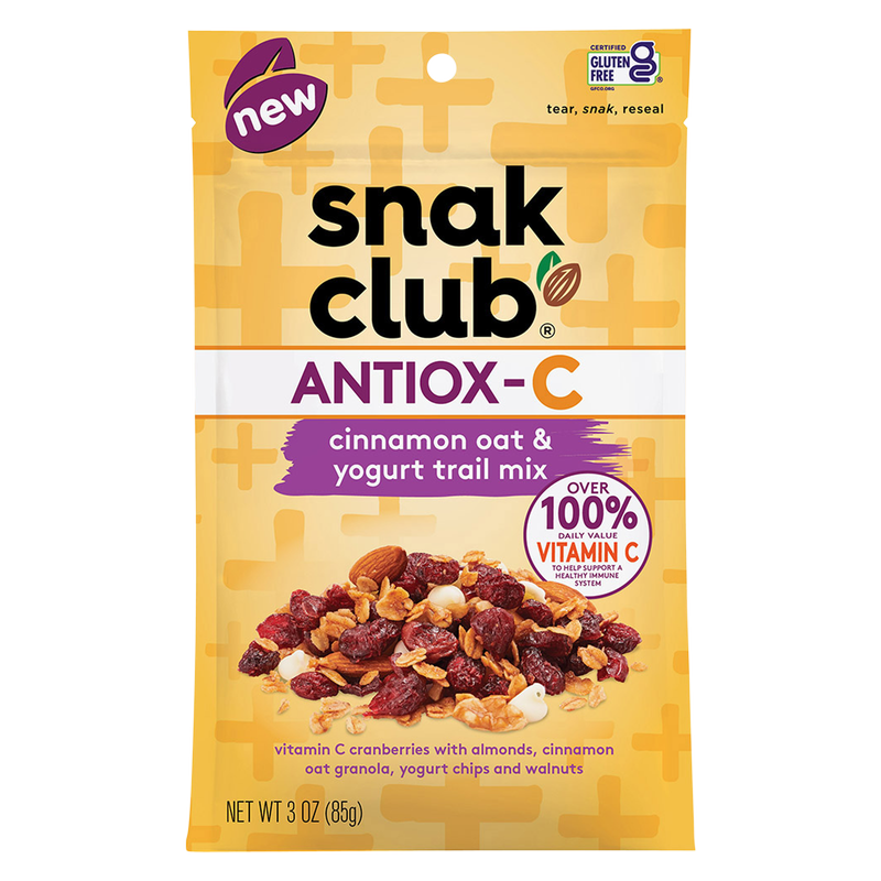 Snak Club Antiox-C Cinnamon Oat & Yogurt Trail Mix 3oz