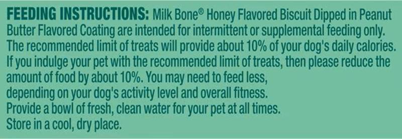 Milk-Bone Honey & PB Dipped Dog Biscuit, 10oz. 