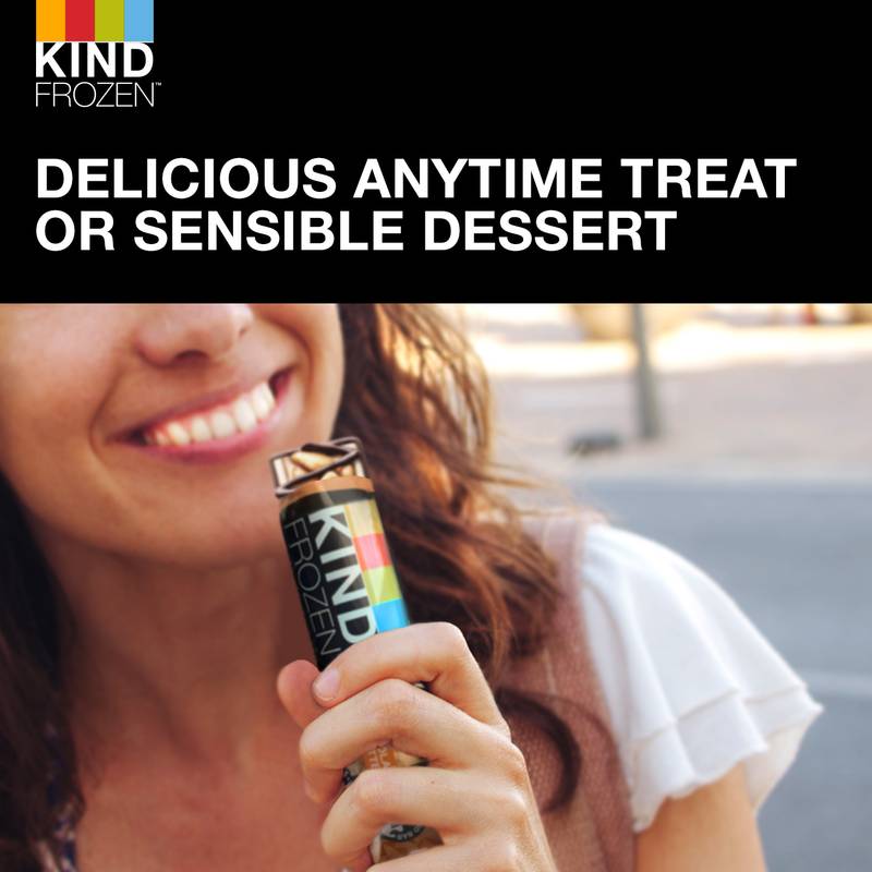 KIND FROZEN Peanut Butter Dark Chocolate Nut Frozen Treat Bars, 5 Pack, 1.6 Oz Bars 