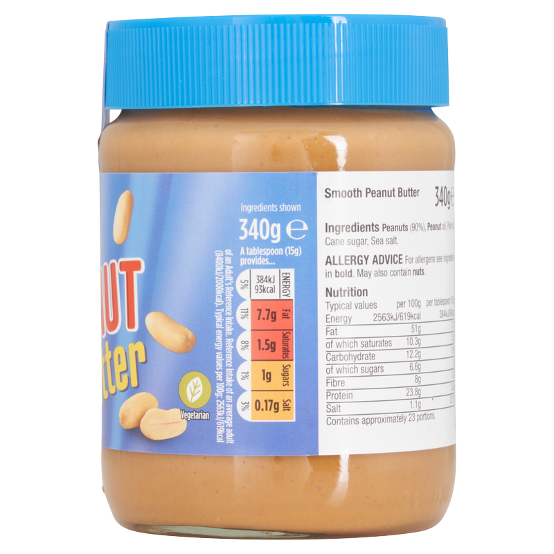 Morrisons Smooth Peanut Butter, 340g
