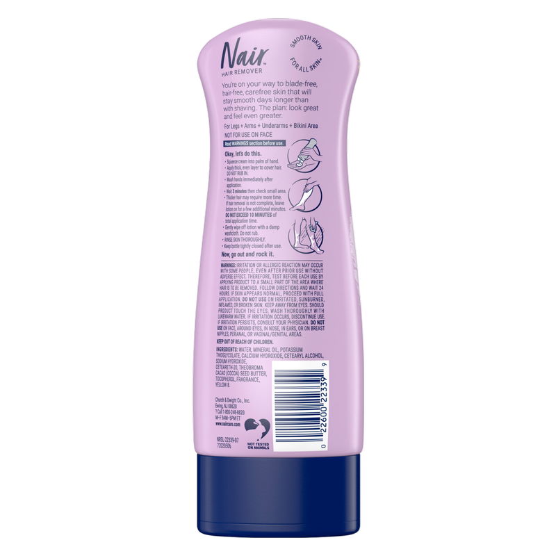 Nair Hair Removal Body Cream With Cocoa Butter and Vitamin E 9oz