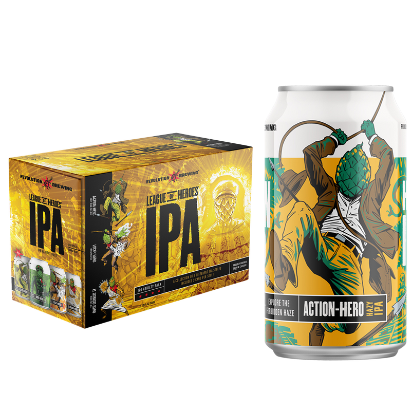 Revolution League of Heroes IPA Variety 12pk 12oz Can 7% ABV