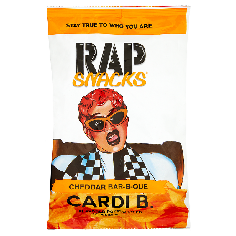 Rap Snacks Cardi B Cheddar Bar-B-Que Chips 2.5oz