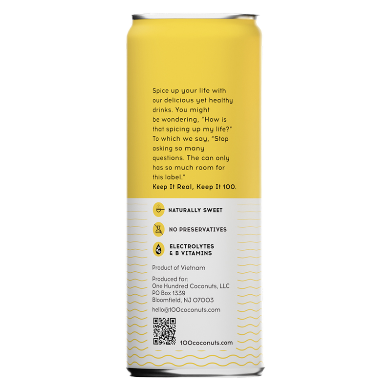 100 Coconuts Pure Pineapple 11oz Can