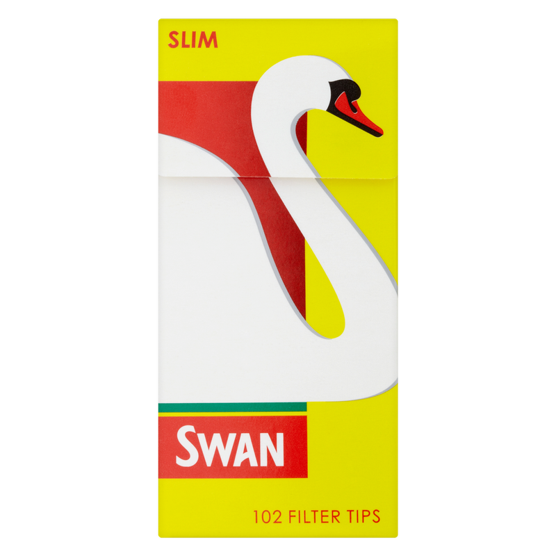 Swan Slim Pop-A-Tip Filter Tips, 102pcs
