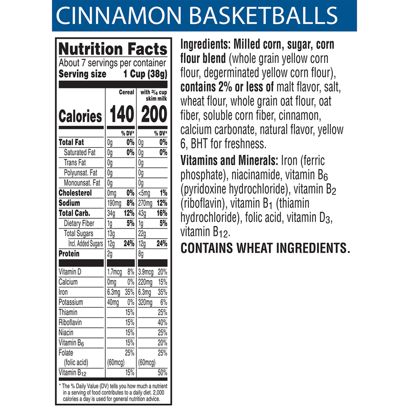 Kelloggs Shaq Cinnamon Basketballs Cereal 10.2oz