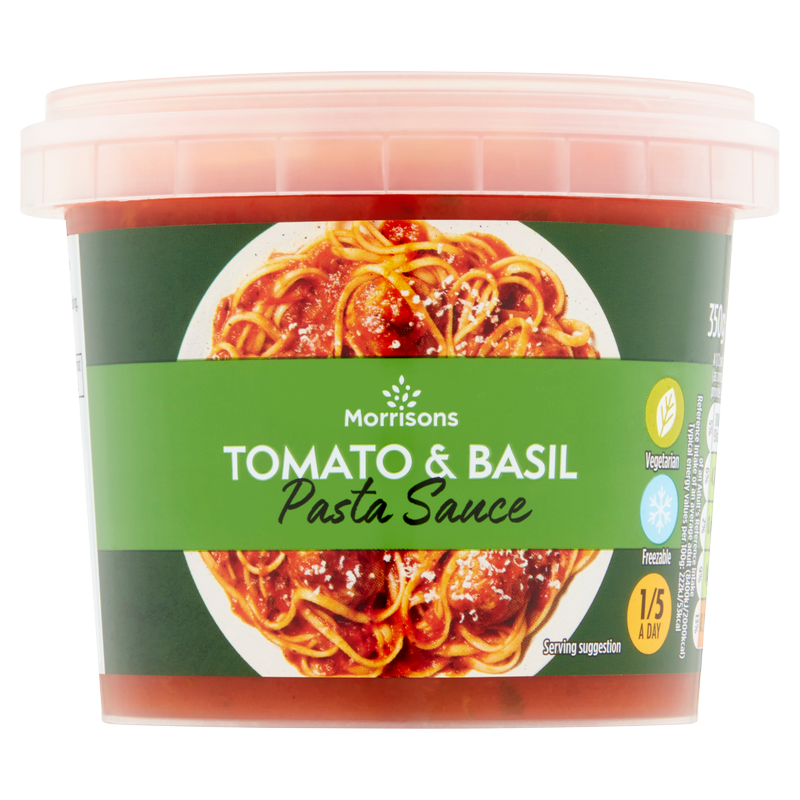 Morrisons Tomato & Basil Sauce, 350g