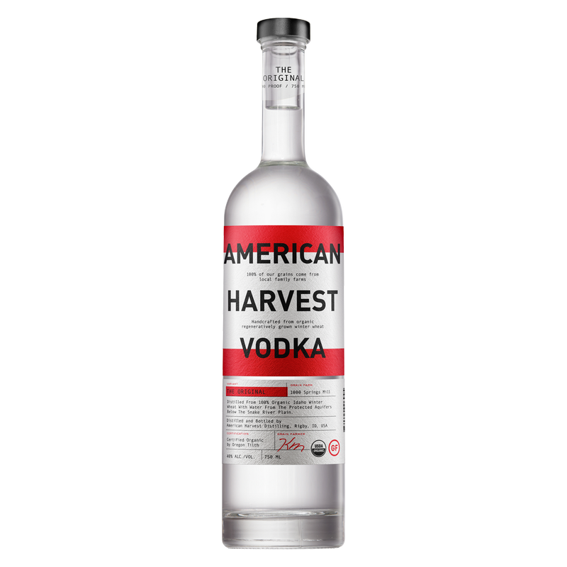 American Harvest Red Organic Vodka 750ml