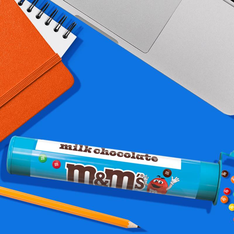 M&M's Minis Milk Chocolate Candies Mega Tube, 1.77oz