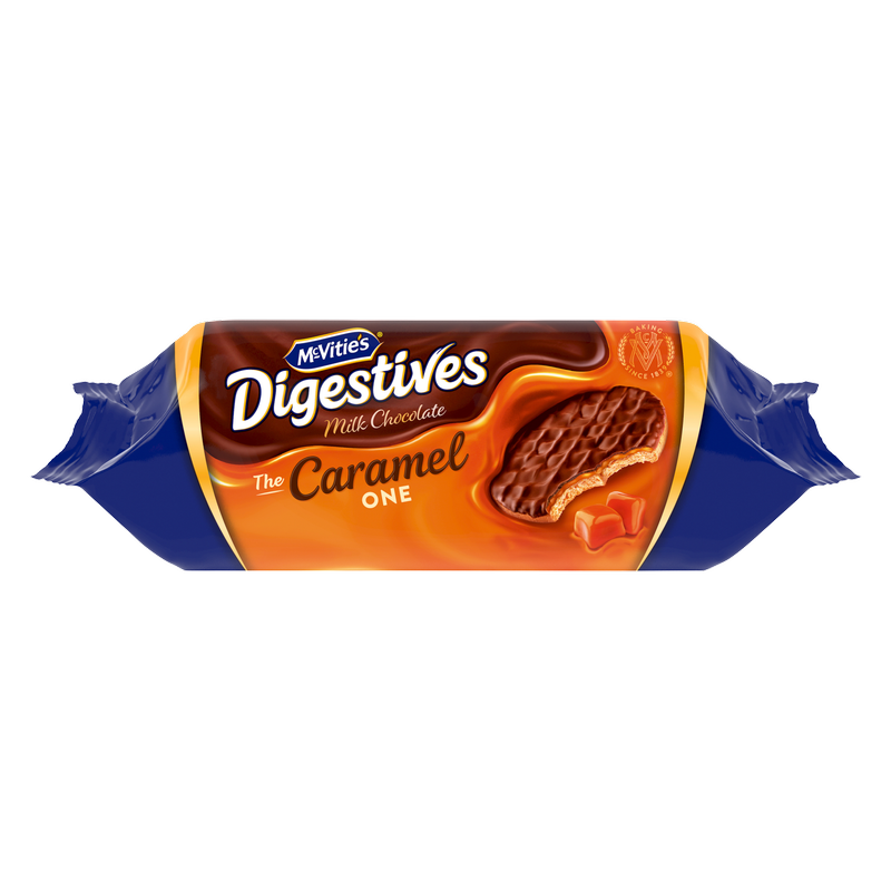 McVitie's Caramel Milk Chocolate Digestives, 250g