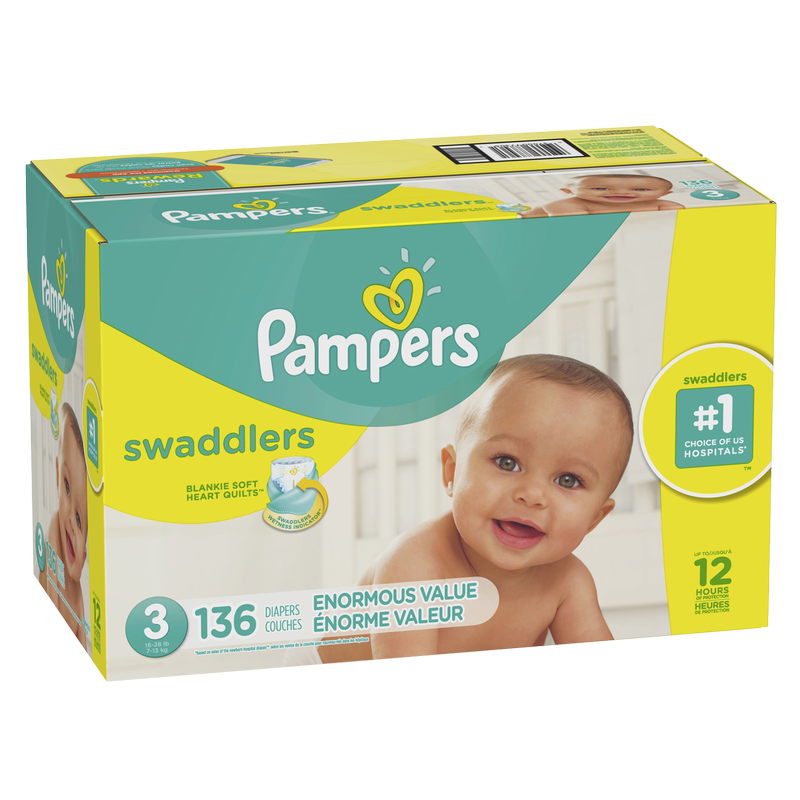 Pampers Swaddlers Diapers 3 (16-28lbs) 136ct