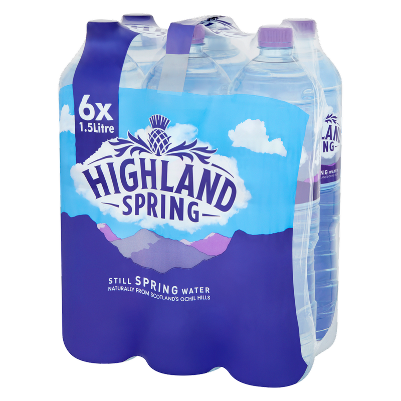 Highland Spring Still Water, 6 x 1.5L