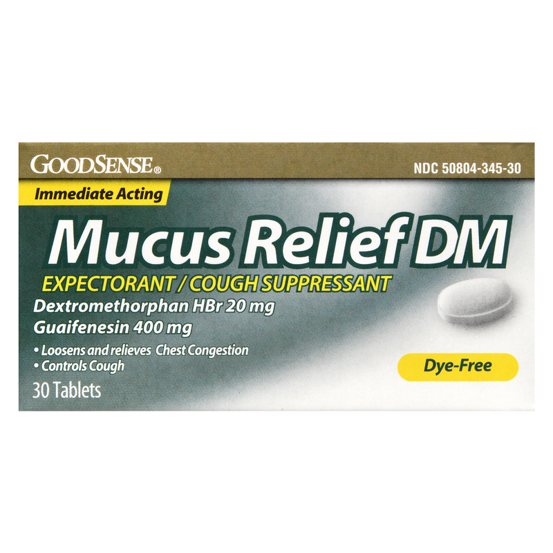 GoodSense Mucus Relief DM 30ct