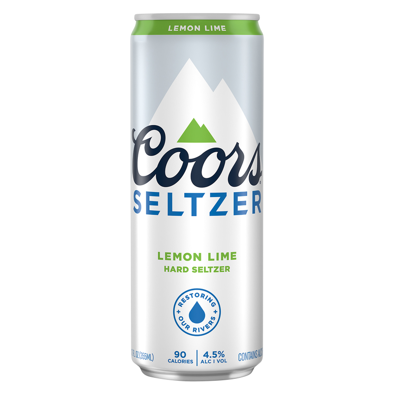 Coors Lemon Lime Hard Seltzer Single 12oz Can 4.5% ABV