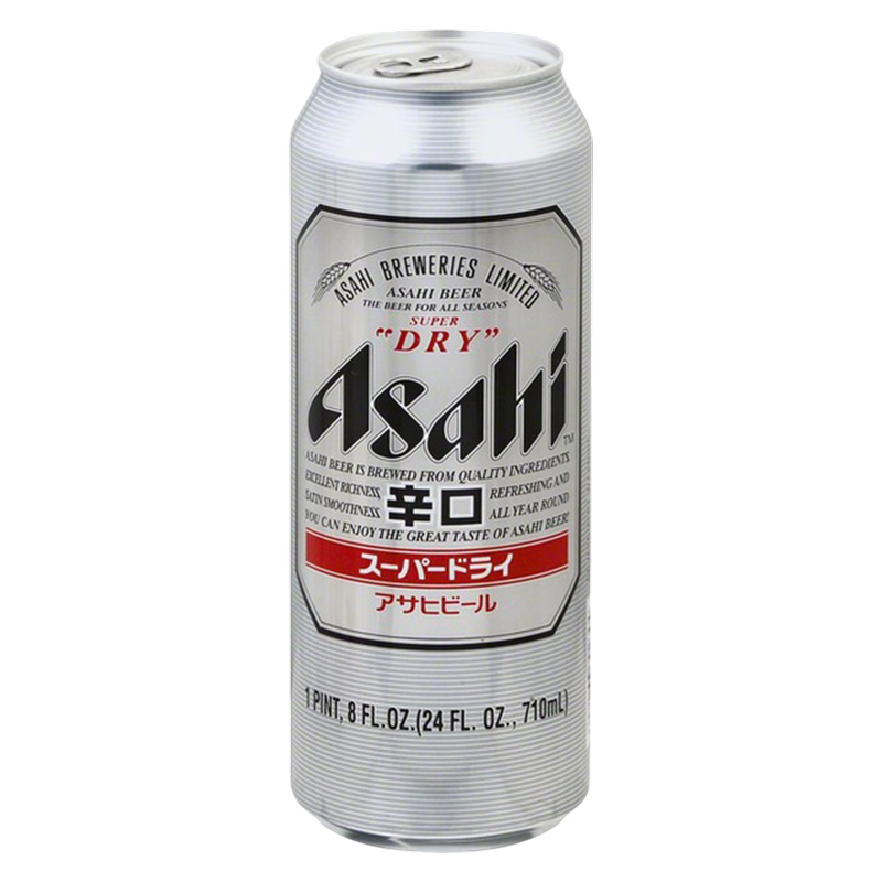 Asahi Super Dry 24oz Can 5.0% ABV