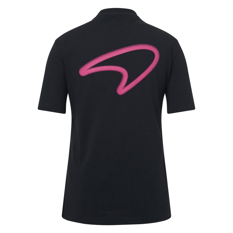 Mens Large - Official McLaren Miami Neon Graphic T-Shirt in Black