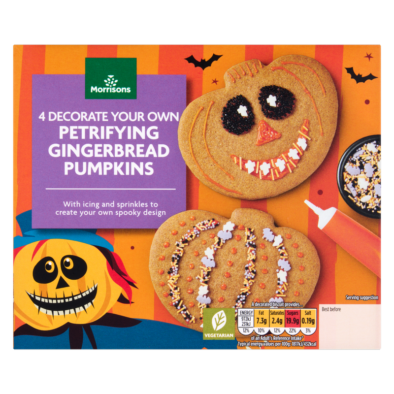 Morrisons Pumpkin Biscuit Kit, 4pcs