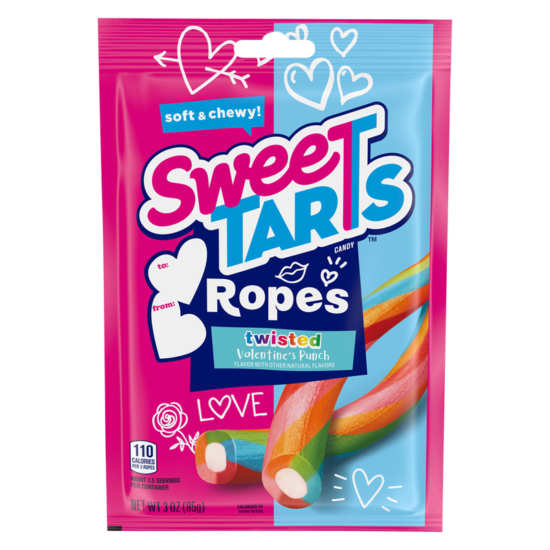 SweeTARTS Valentine's Punch Twisted Ropes 3oz