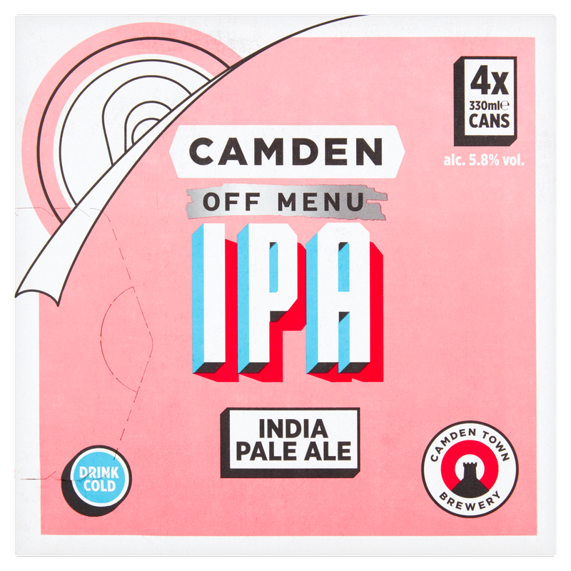 Camden Off Menu IPA, 4 x 330ml