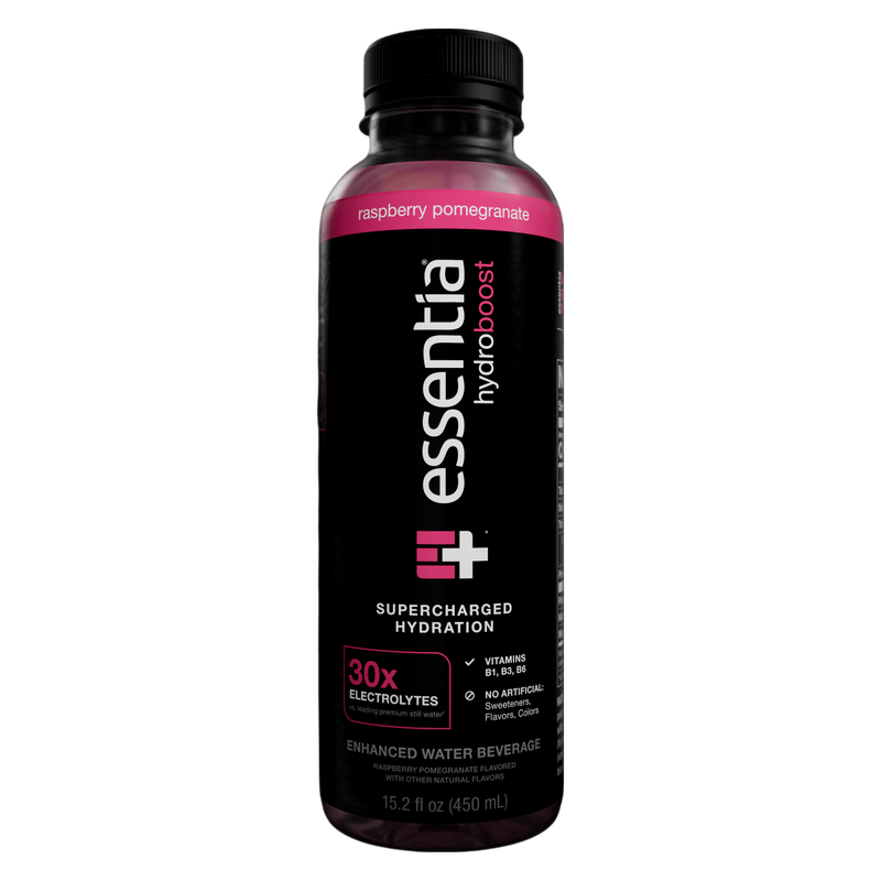 Essentia Hydroboost Raspberry Pomegranate 12pk 15.2oz Bottle