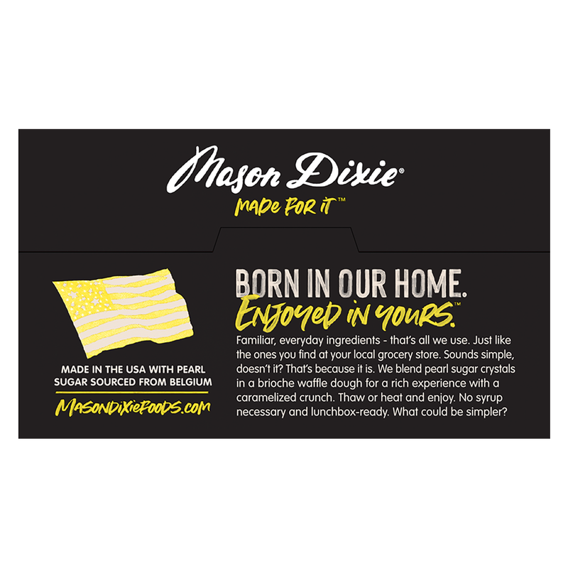 Mason Dixie Foods Maple Liege Waffle 4ct 8oz
