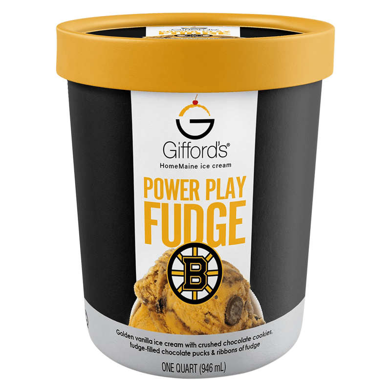 Gifford's Power Play Fudge Ice Cream 32oz