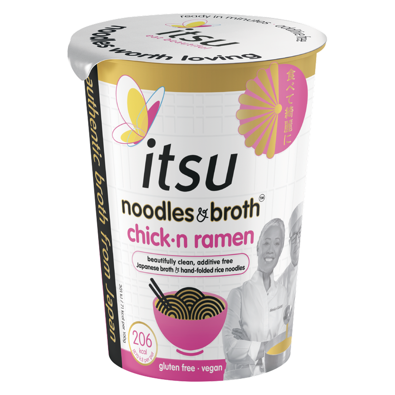 itsu Chicken Ramen Instant Noodles & Broth Pot, 64g