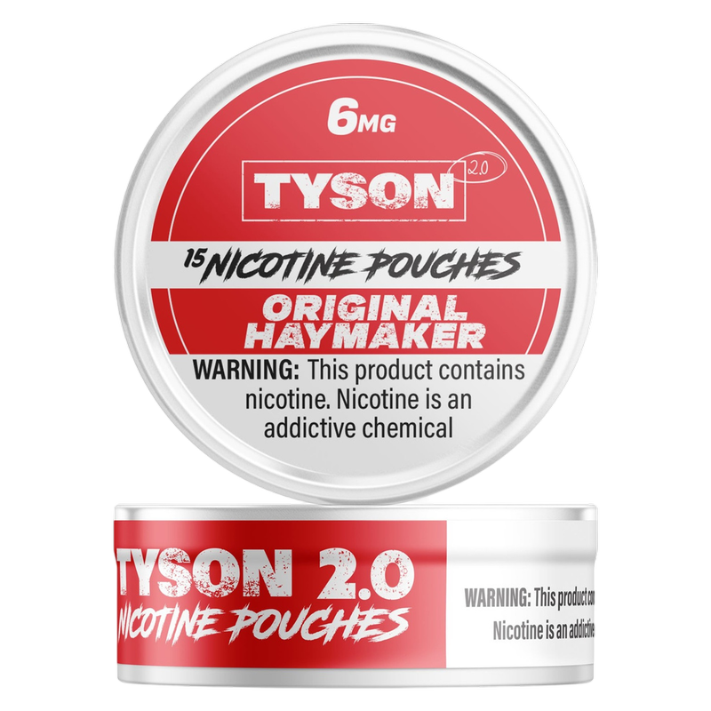 Heavy Bags Nicotine Pouch Original Haymaker 6mg Tin