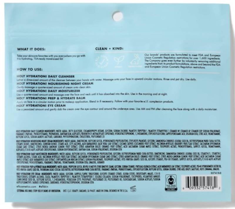 e.l.f. Jet Set Hydration Kit 1.9oz Delivered In As Fast As 15 Minutes