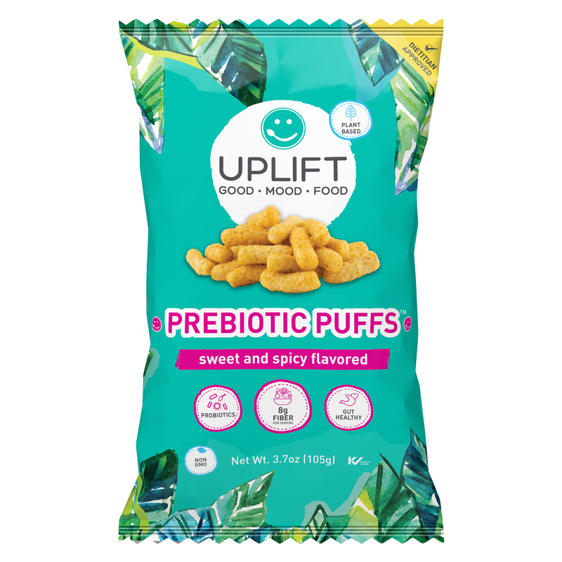 Uplift Foods Prebiotic Sweet and Spicy Puffs 3.7oz