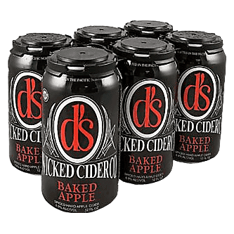 D's Wicked Baked Apple Cider 6pk 12oz Can