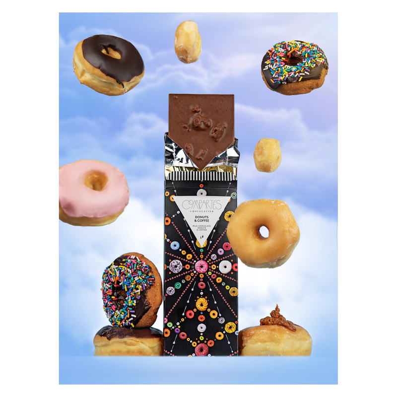 Compartés Donuts & Coffee Milk Chocolate Bar 3oz