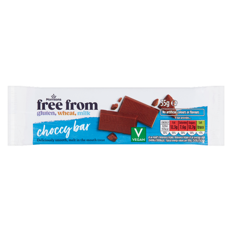 Morrisons Free From Choccy Bar, 35g