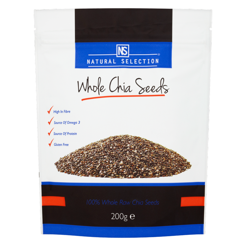 Natural Selection Whole Chia Seeds, 200g