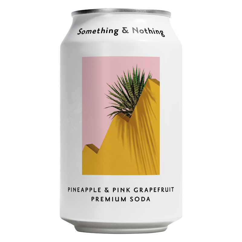 Something & Nothing Pineapple & Pink Grapefruit Premium Soda, 330ml