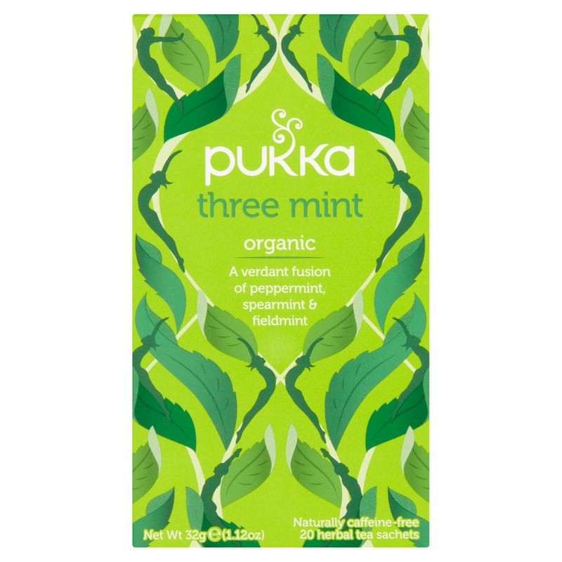 Pukka Three Mint Tea, 20pcs