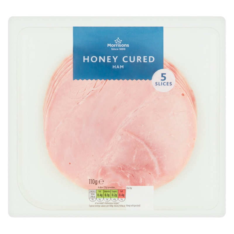 Morrisons Honey Cured Ham, 110g
